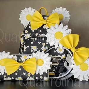 Disney Daisy Polkadot Mini Backpack,
Matching Zip Wallet & Mickey Ears Headband.